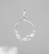 Anhänger 375 Weißgold Zirkonia weiß - Avrum