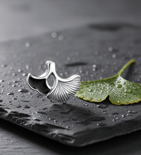Anhänger 925 Sterling Silber rhodiniert Gingko - Avrum