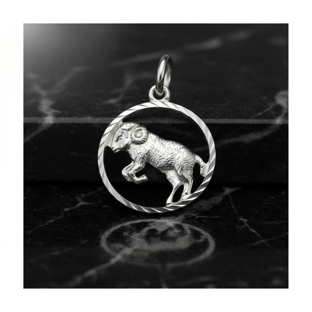 Anhänger 925 Sterling Silber Sternzeichen Widder - Avrum
