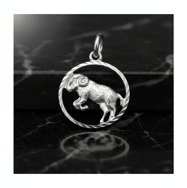 Anhänger 925 Sterling Silber Sternzeichen Widder - Avrum