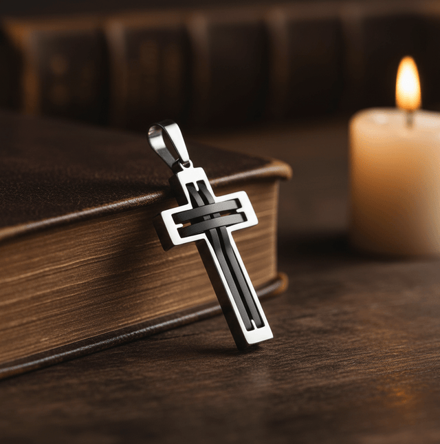 Anhänger Edelstahl schwarz PVD - Avrum