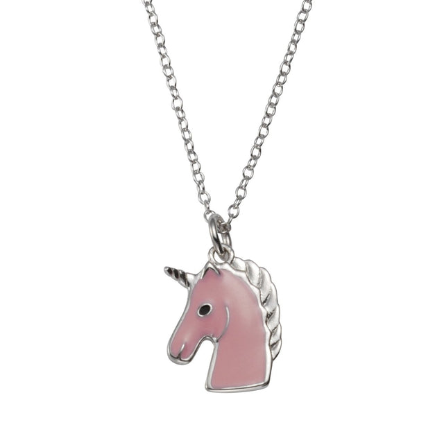 Anhänger mit Kette 925 Silber Einhorn - Avrum