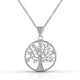 Anhänger mit Kette 925 Sterling Silber Lebensbaum
