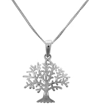 Anhänger mit Kette 925 Sterling Silber rhodiniert Lebensbaum - Avrum