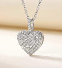 Anhänger mit Kette 925 - Sterling Silber rhodiniert Zirkonia Keine - Avrum