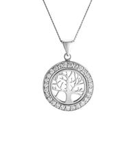 Anhänger mit Kette 925 - Sterling Silber rhodiniert - Avrum