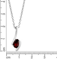 Anhänger mit Kette 925 - Sterling Silber rhodiniert - Avrum