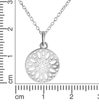 Anhänger mit Kette 925 - Sterling Silber rhodiniert - Avrum