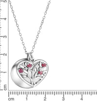 Anhänger mit Kette 925 Sterling Silber rhodiniert - Avrum