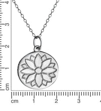 Anhänger mit Kette 925 Sterling Silber rhodiniert - Avrum