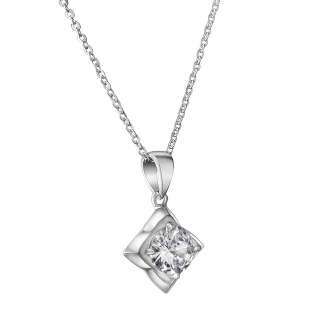 Anhänger mit Kette 925 - Sterling Silber rhodiniert - Avrum