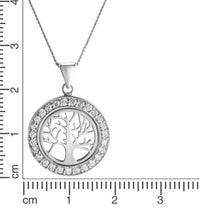 Anhänger mit Kette 925 - Sterling Silber rhodiniert - Avrum