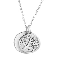 Anhänger mit Kette 925 Sterling Silber rhodiniert - Avrum