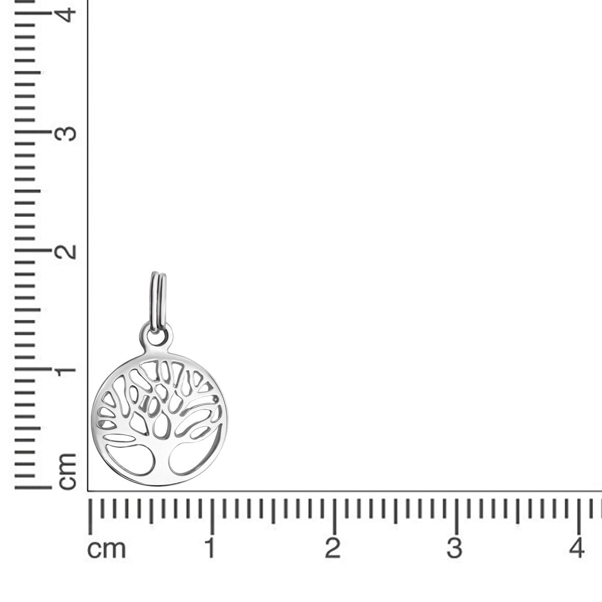 Anhänger mit Kette 925 - Sterling Silber rhodiniert - Avrum