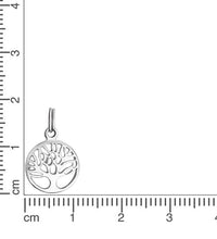 Anhänger mit Kette 925 - Sterling Silber rhodiniert - Avrum