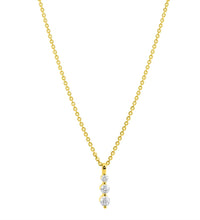 Anhänger mit Kette Gelbgold glanz Zirkonia - Avrum