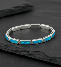 Armband 925 Sterling Silber Opal 20 cm - Avrum