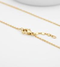 Collier 333 Gold Ankerkette 4 - kantig 42 cm - Avrum