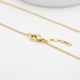 Collier 333 Gold Ankerkette 4-kantig