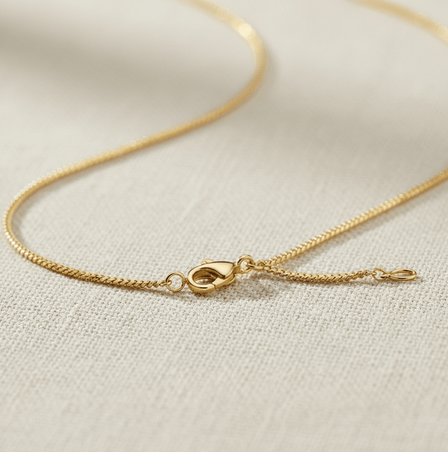 Collier 333 Gold Panzerkette 38 cm - Avrum