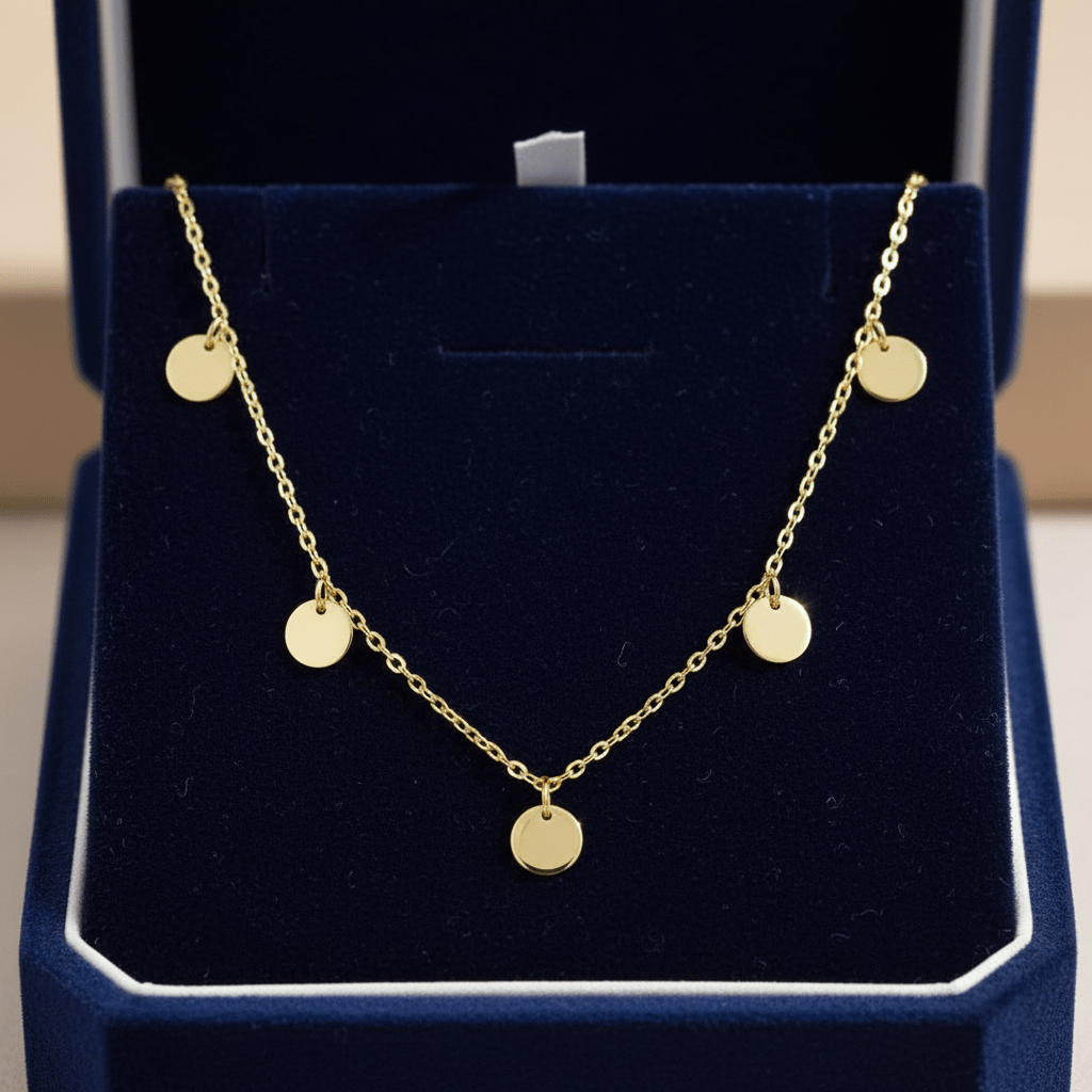 Collier 925 - Sterling Silber vergoldet - Avrum