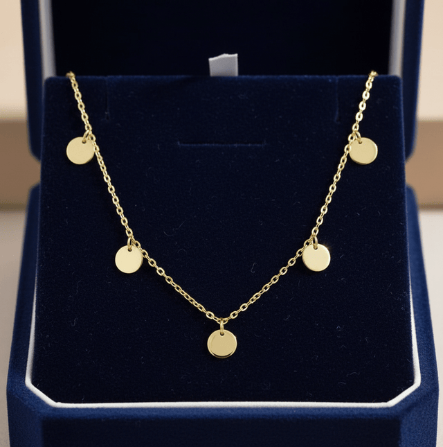 Collier 925 - Sterling Silber vergoldet - Avrum