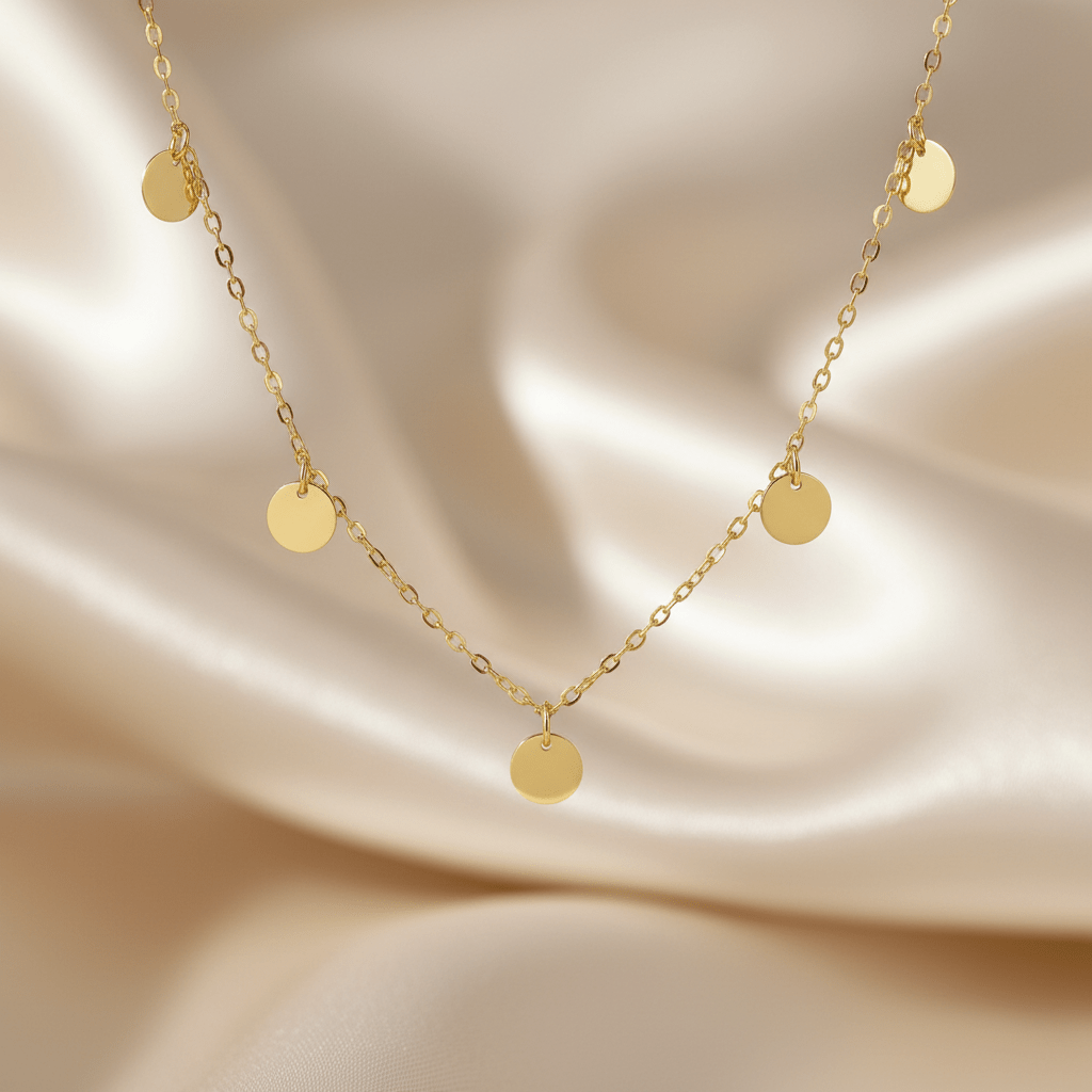 Collier 925 - Sterling Silber vergoldet - Avrum