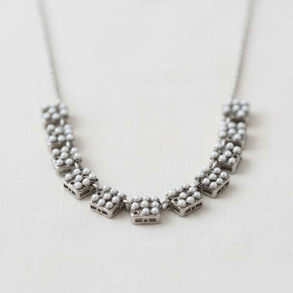 Kette 925 Sterling Silber rhodiniert - Avrum