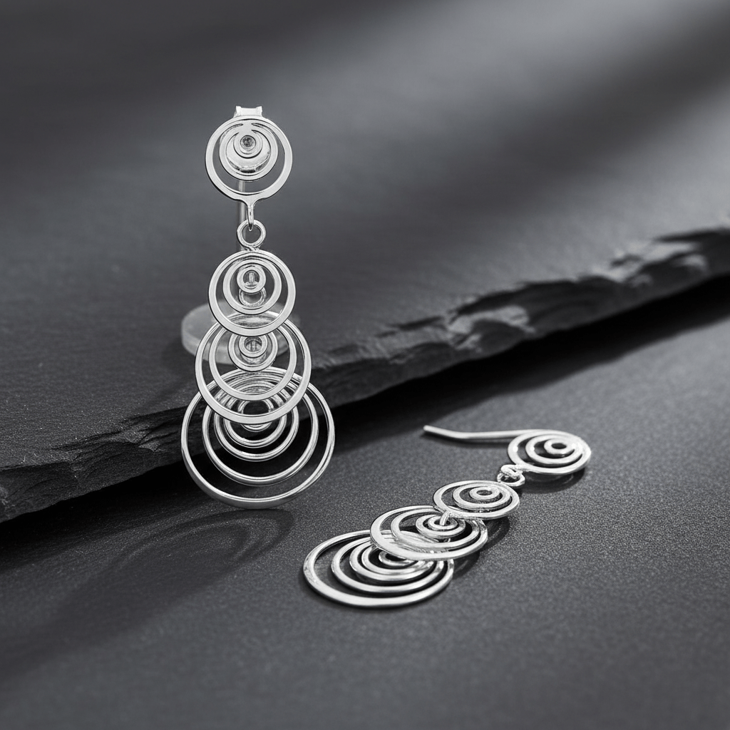 Ohrstecker 925 Silber Rhodiniert - Avrum