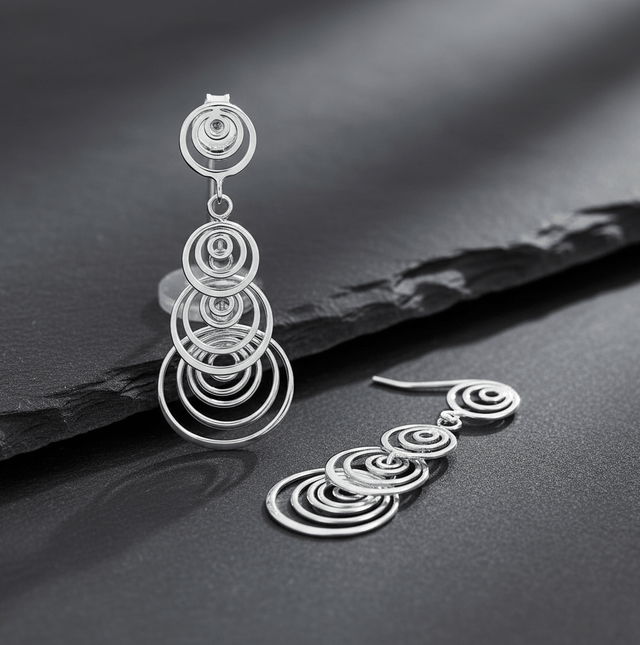 Ohrstecker 925 Silber Rhodiniert - Avrum