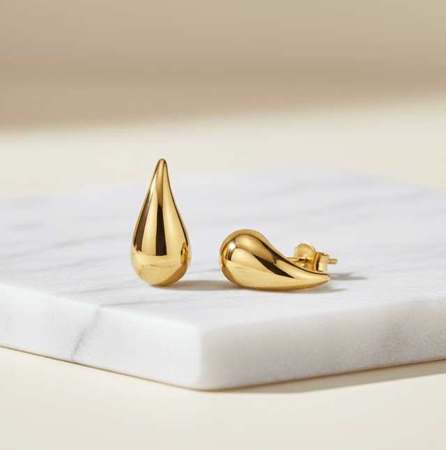 Ohrstecker 925 Sterling Silber vergoldet - Avrum