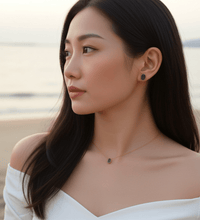 Ohrstecker Gelbgold mit Amethyst 585 - Avrum