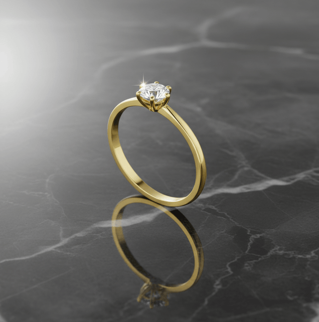 Ring 375 Gelbgold Zirkonia 052 (16,6) - Avrum