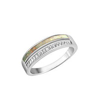 Ring 925 - Sterling Silber rhodiniert Zirkonia - Avrum