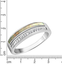 Ring 925 - Sterling Silber rhodiniert Zirkonia - Avrum